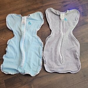 Love To Dream Zipper Swaddles Set Of 2 Size Small